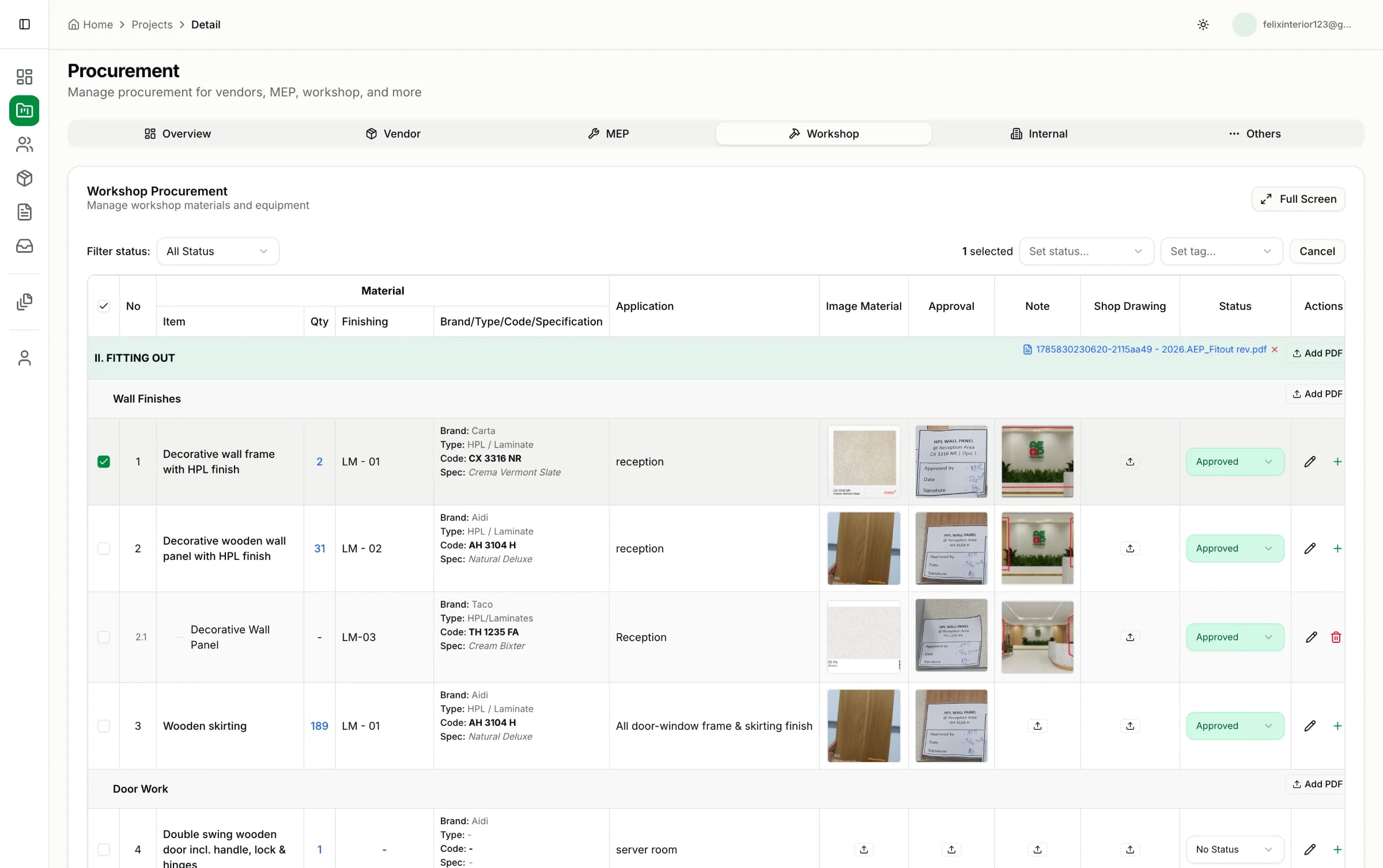IDbuild — Interior Design Project Operations Platform