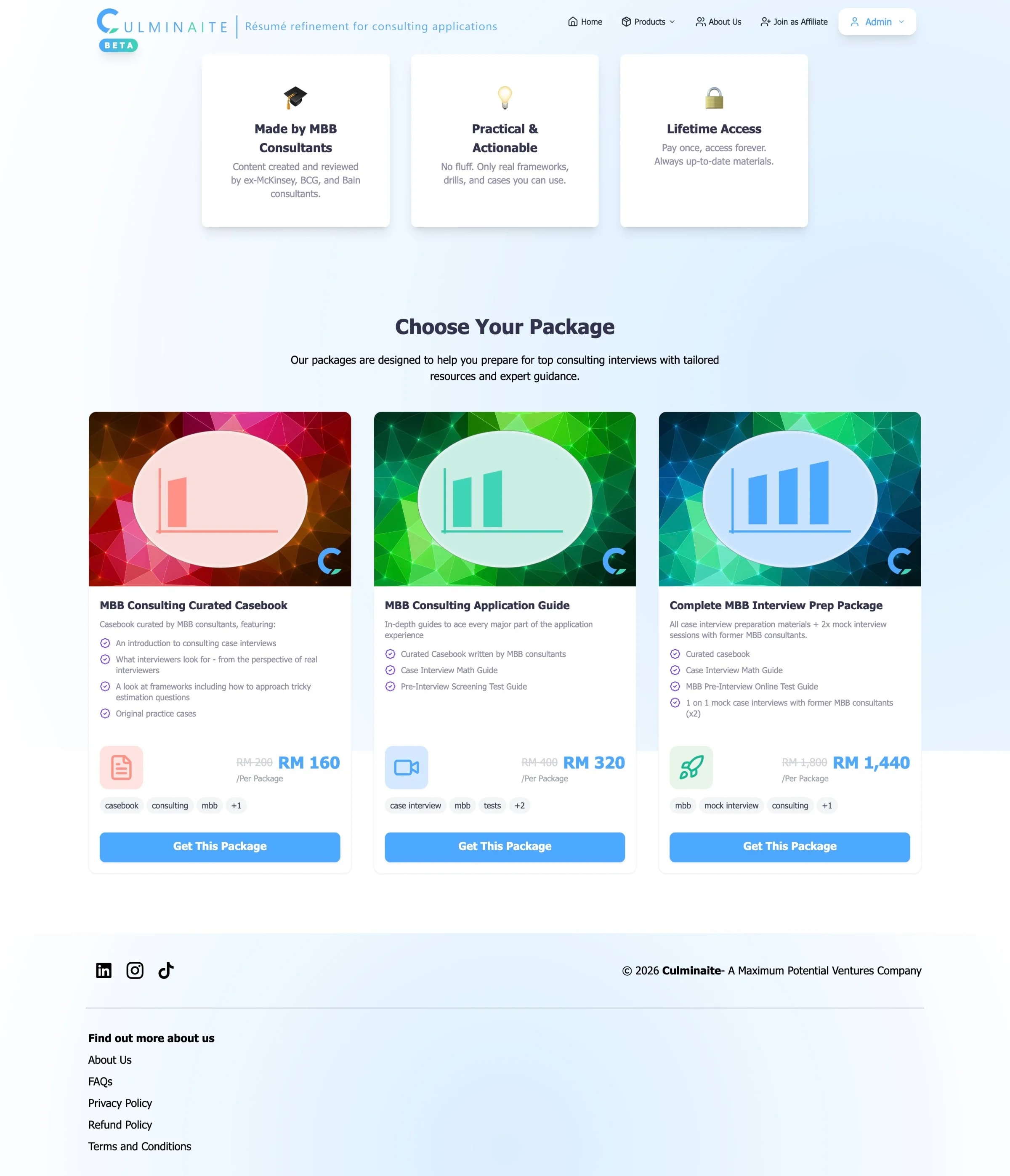 Culminaite — AI-Powered Career Platform