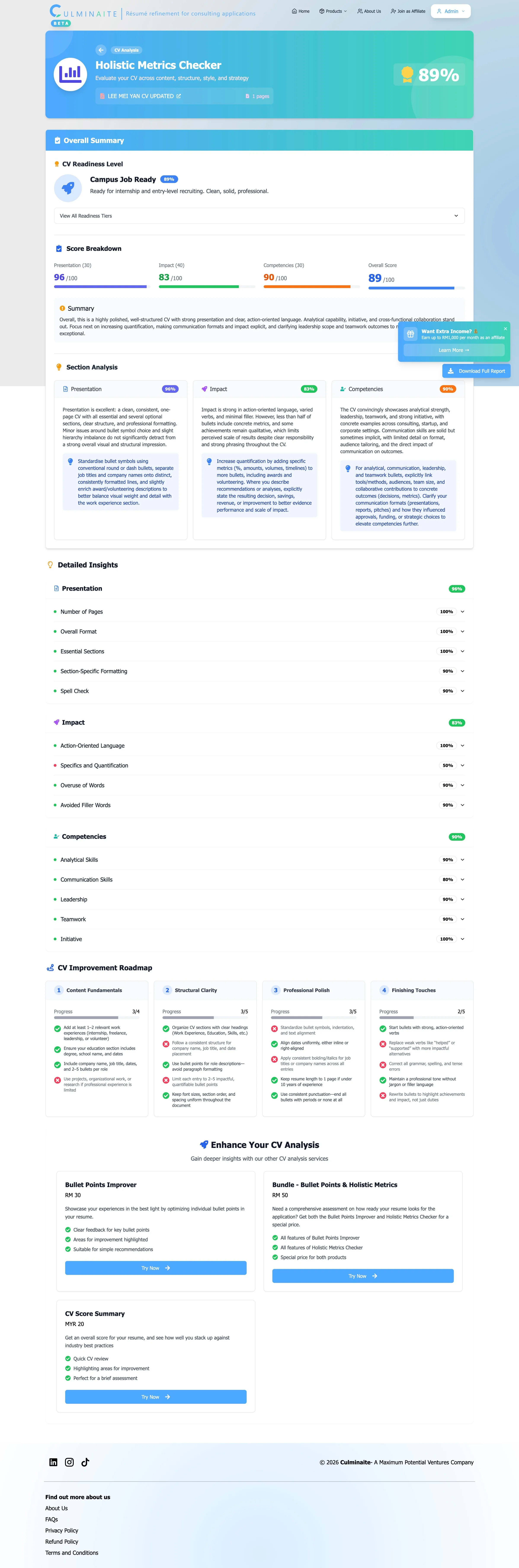 Culminaite — AI-Powered Career Platform