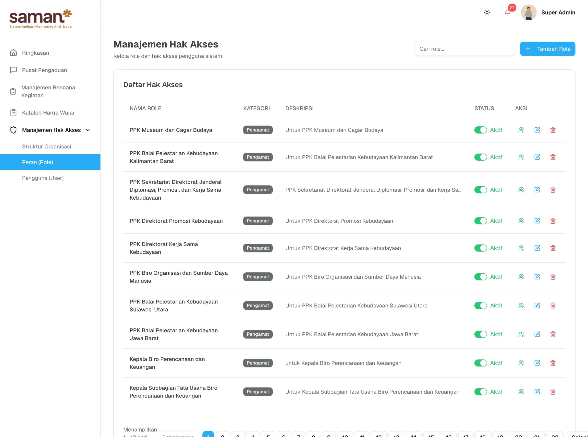 SAMAN — Anti-Fraud Monitoring System