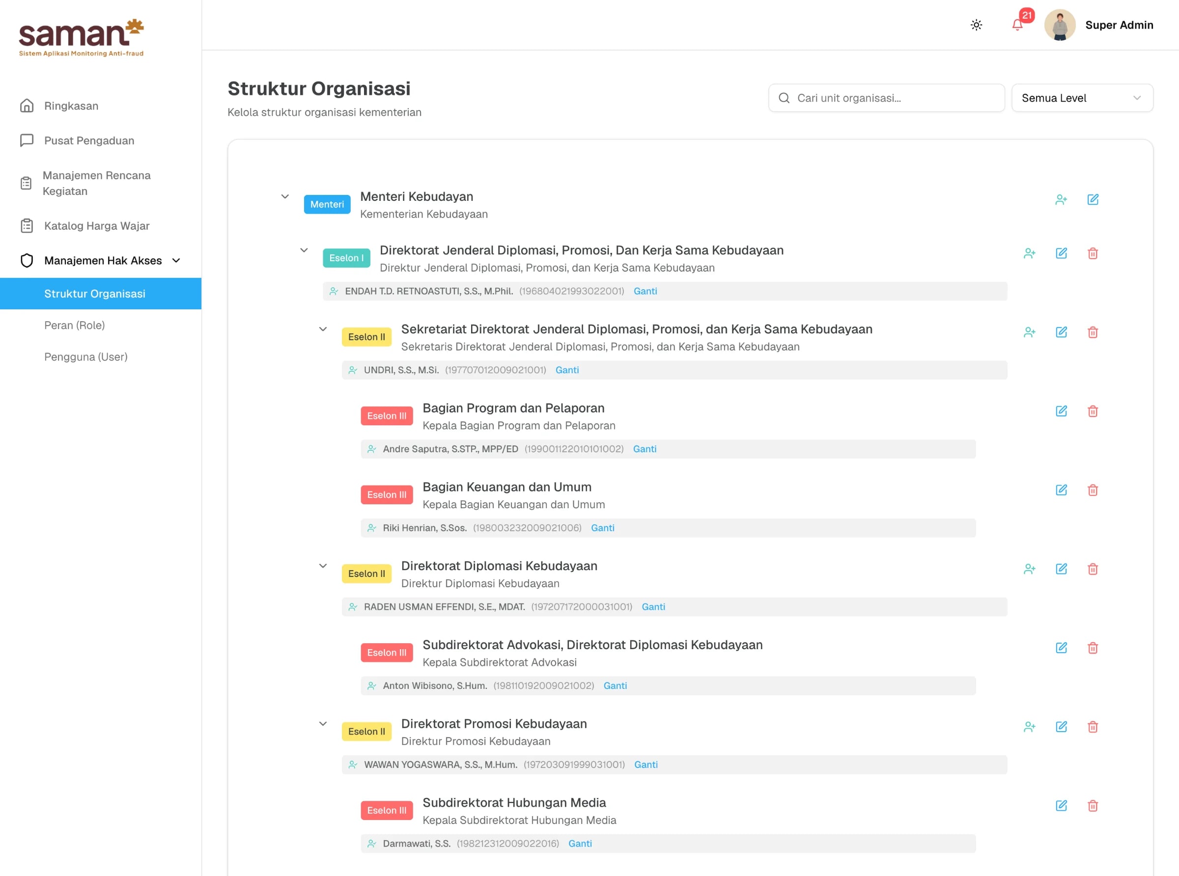 SAMAN — Anti-Fraud Monitoring System