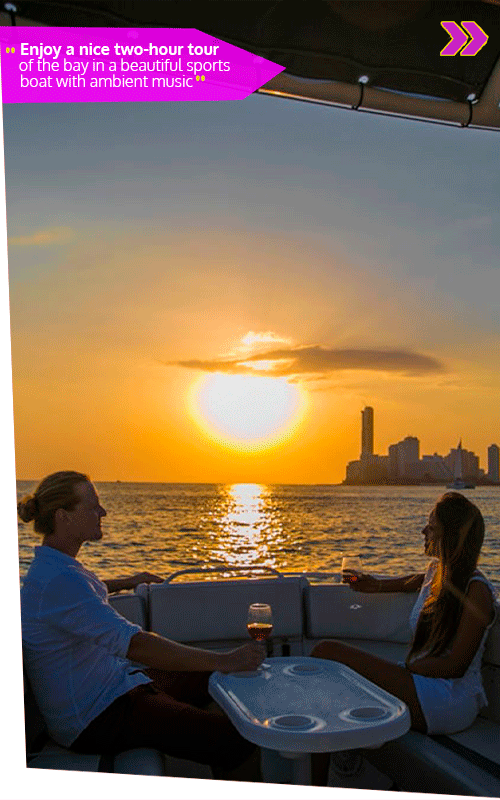 Beyond Colombia Tours | Tour: Sunset Boat Party at Cartagena's Bay