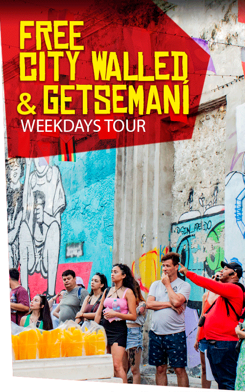 Beyond Colombia Tours | Tour: Free Gran Centro Tour: Ciudad Amurallada & Getsemani (entre semana)