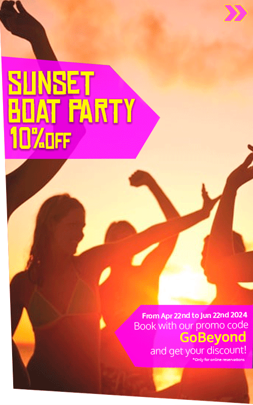 Beyond Colombia Tours | Tour: Sunset Boat Party at Cartagena's Bay