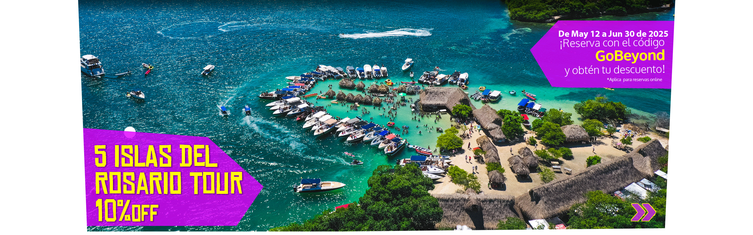 Beyond Colombia Tours | Tour: 5 Islas del Rosario Day Tour