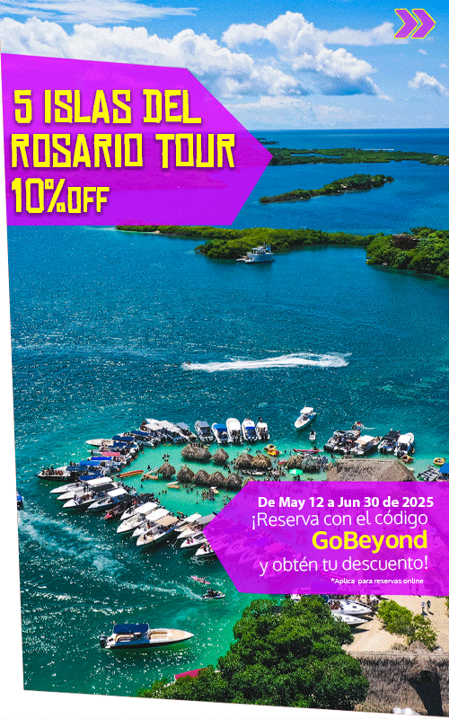 Beyond Colombia Tours | Tour: 5 Rosario Islands Day Tour