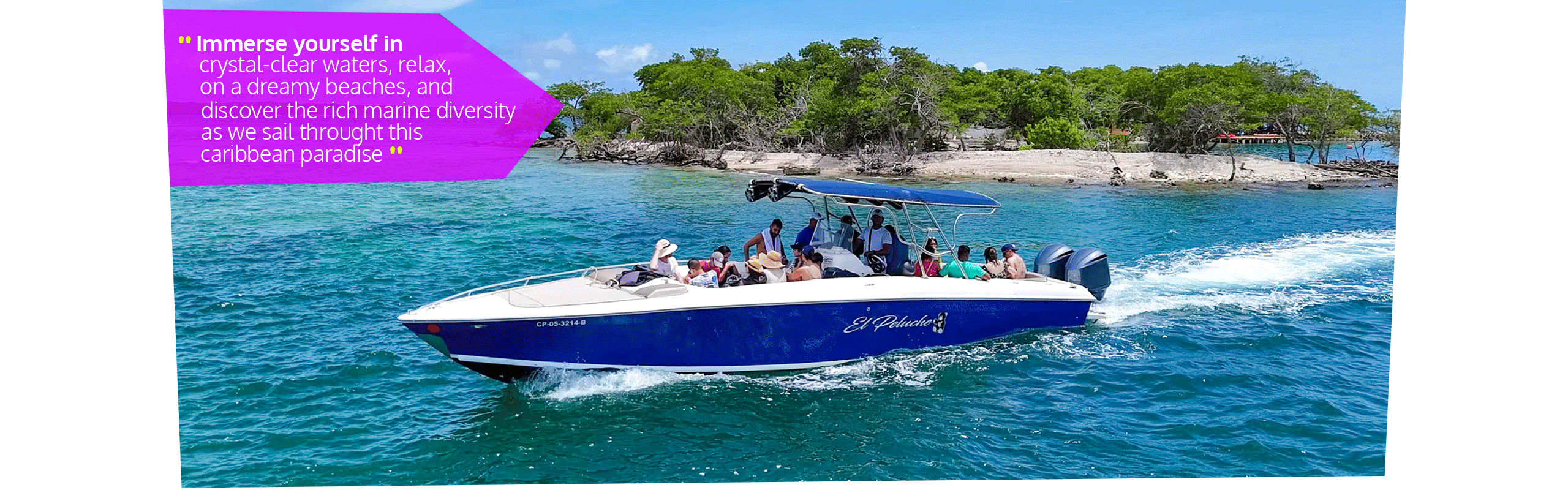 Beyond Colombia Tours | Tour: 3 Rosario Islands Day Tour