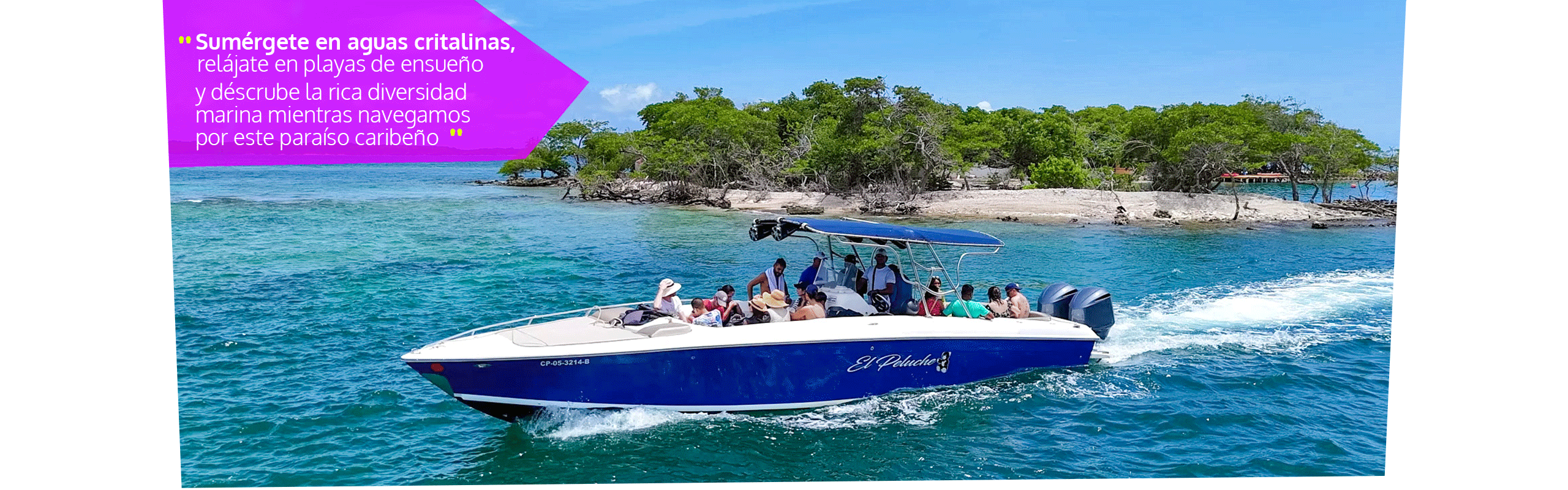 Beyond Colombia Tours | Tour: 3 Islas del Rosario Day Tour