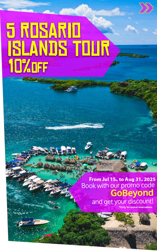 Beyond Colombia Tours | Tour: 5 Rosario Islands Day Tour