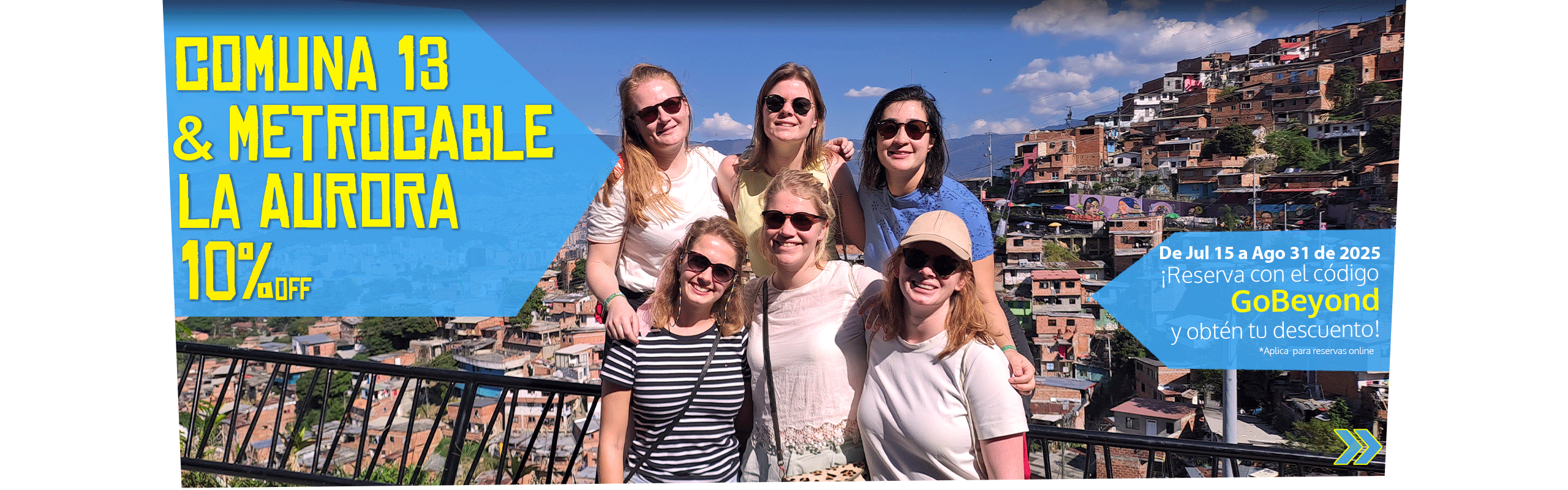 Beyond Colombia Tours | Tour: Comuna 13 & Metrocable Aurora Tour