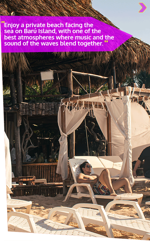 Beyond Colombia Tours | Tour: Mambo Beach Club Day Trip at Barú Island