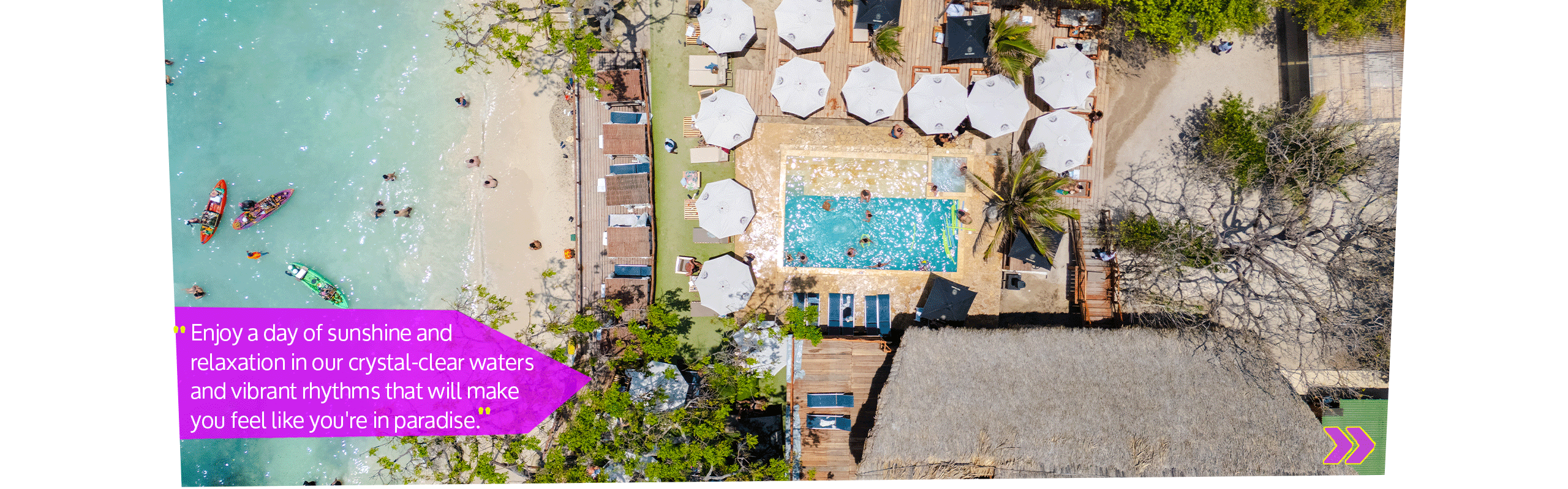Beyond Colombia Tours | Tour: Ibbiza Beach Club at Rosario Islands Day Trip