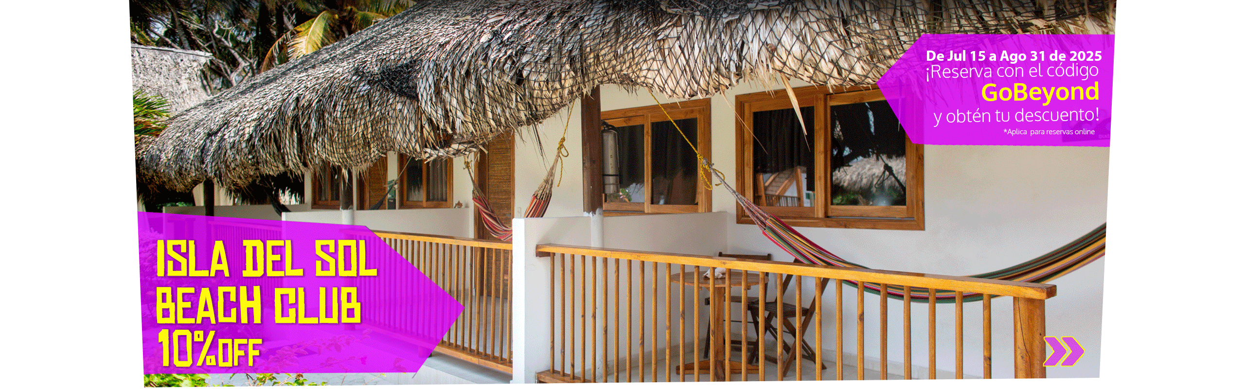 Beyond Colombia Tours | Tour: Pasadía Isla del Sol Club de Playa
