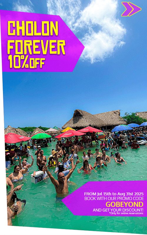 Beyond Colombia Tours | Tour: "Forever Cholón" Party Island Experience