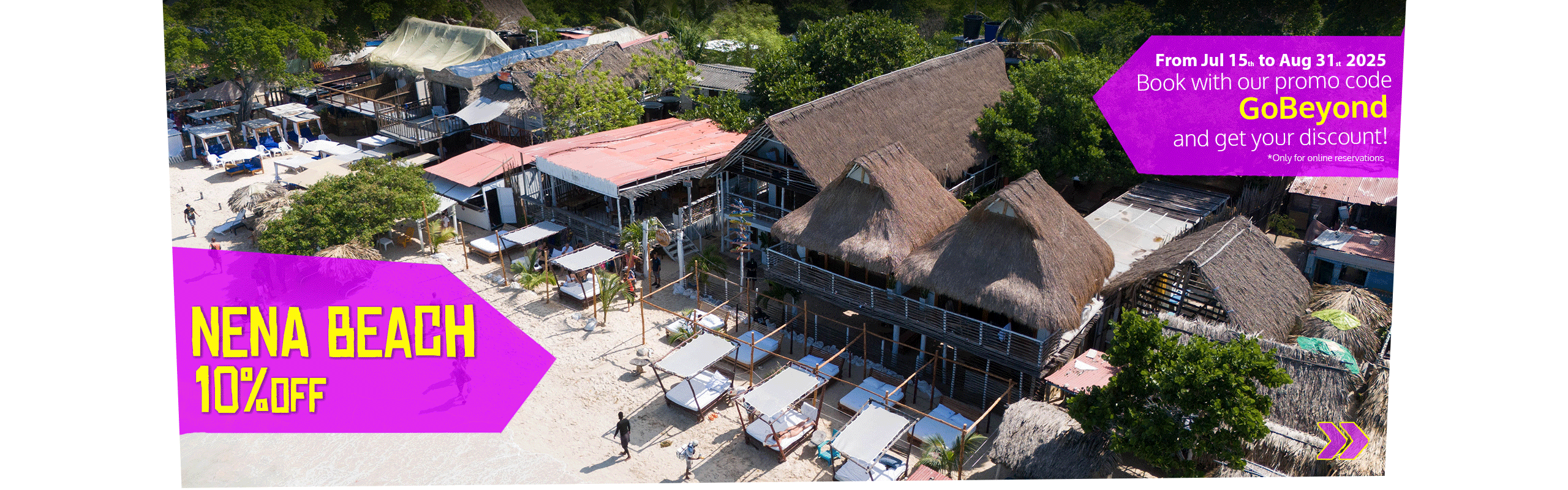 Beyond Colombia Tours | Tour: Nena Beach Club Day Trip in Barú (Playa Blanca)