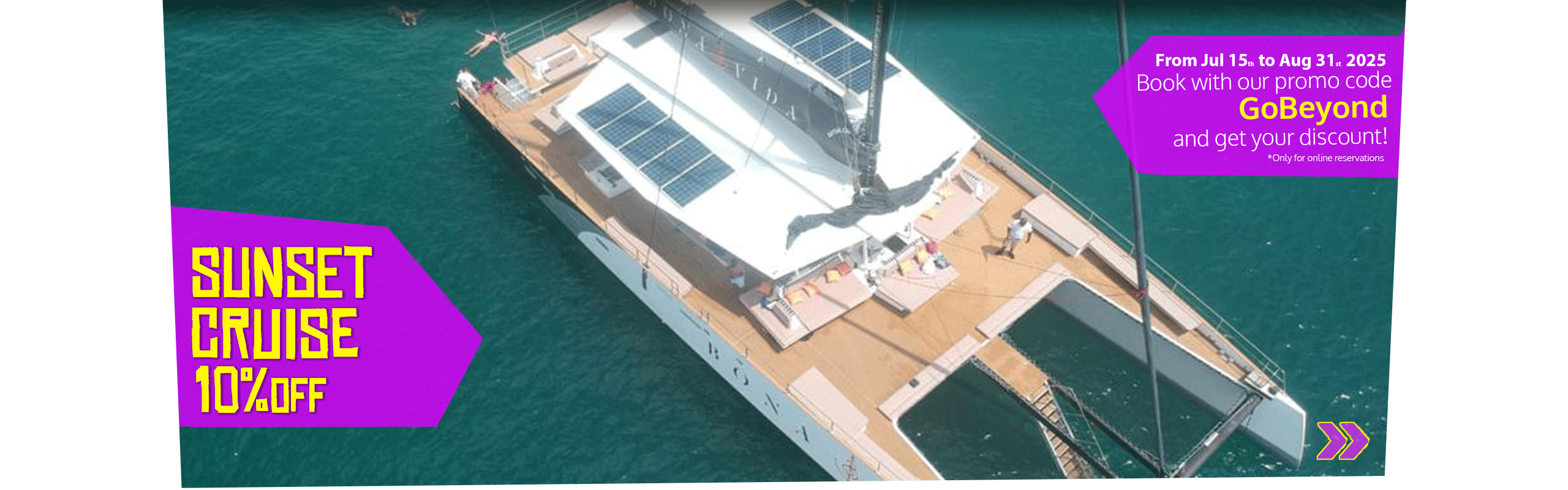 Beyond Colombia Tours | Tour: Catamaran Sunset Tour in Cartagena
