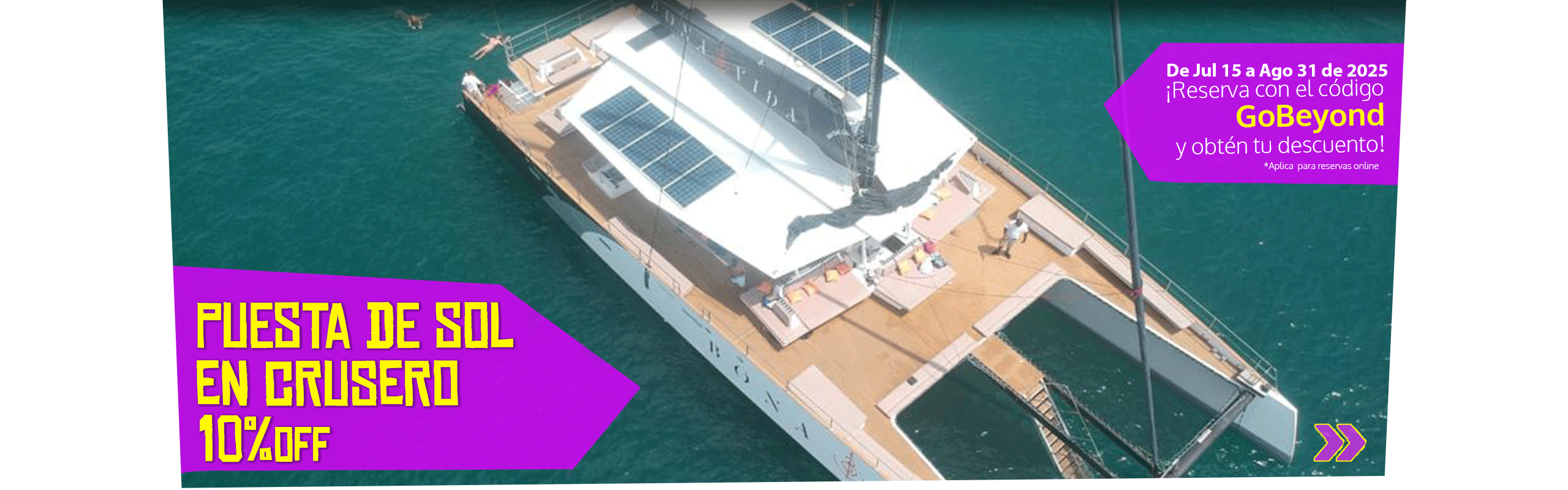 Beyond Colombia Tours | Tour: Tour Atardecer en Catamaran en Cartagena
