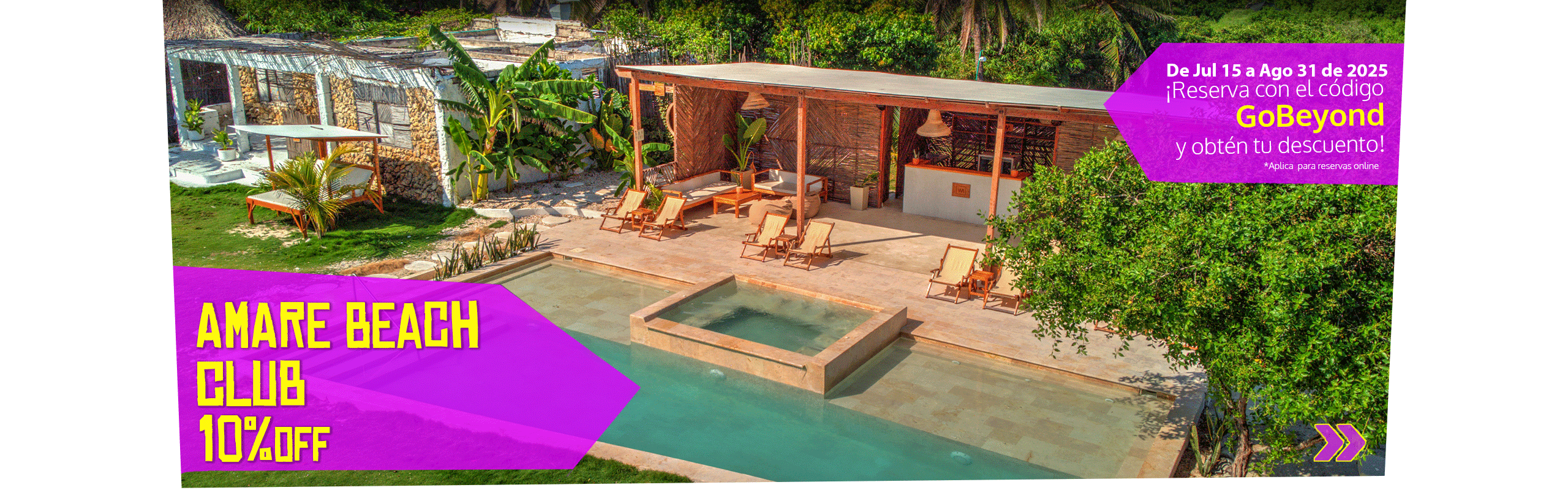 Beyond Colombia Tours | Tour: Pasadía en Amare Beach en Tierrabomba