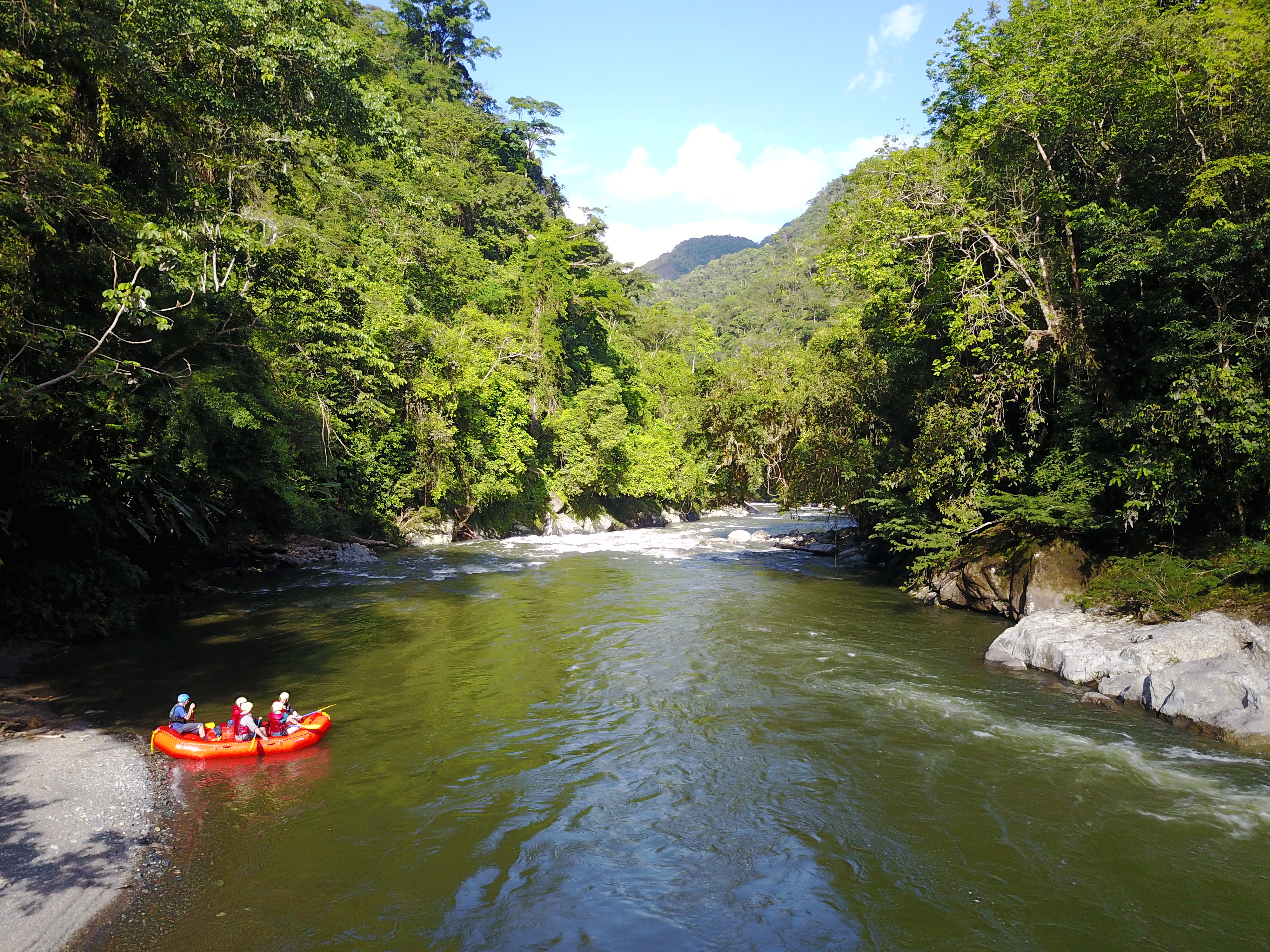 Beyond Colombia Tours | Tour: Rio Verde Jungle Rafting and Trekking Adventure
