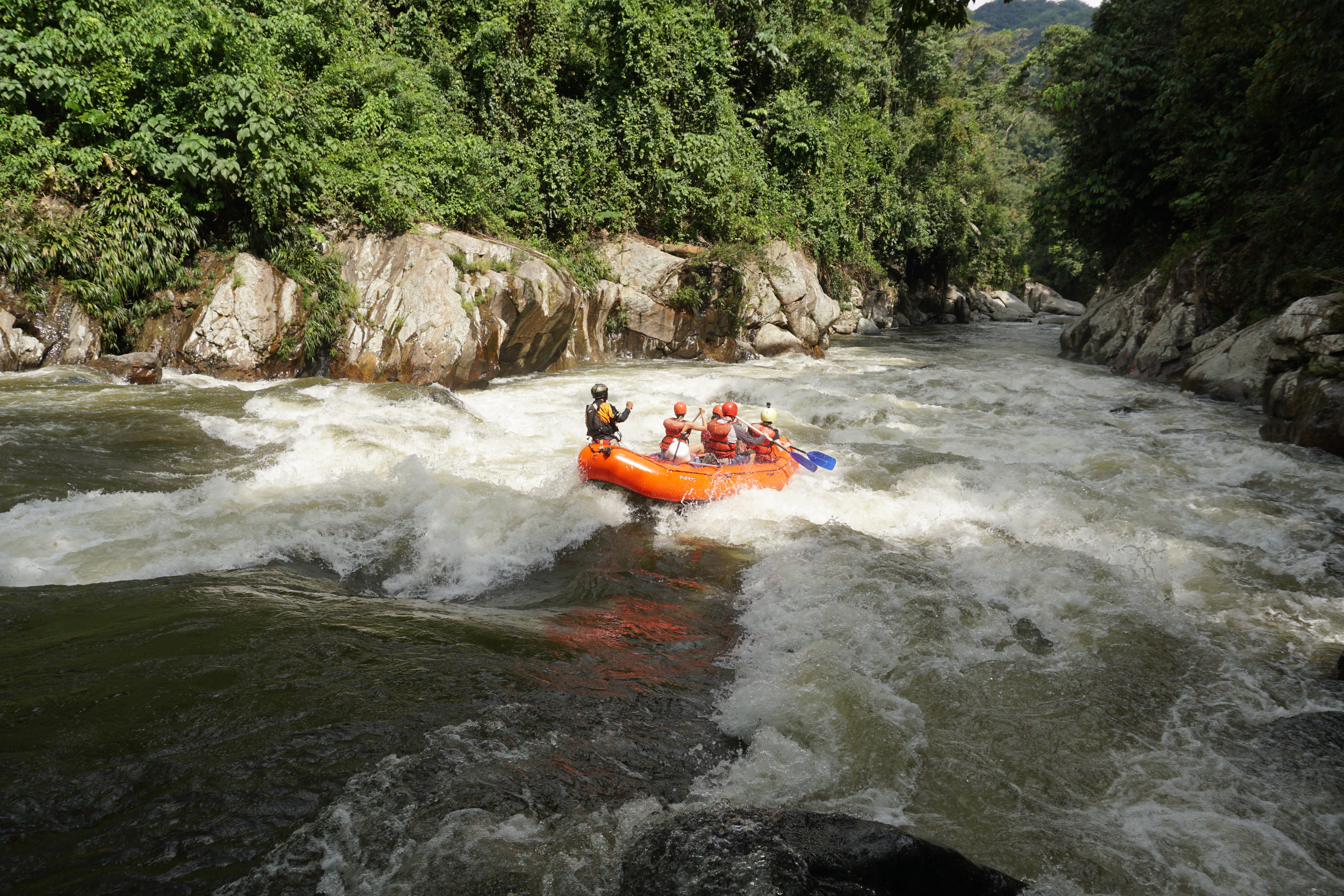 Beyond Colombia Tours | Tour: Rio Verde Jungle Rafting and Trekking Adventure