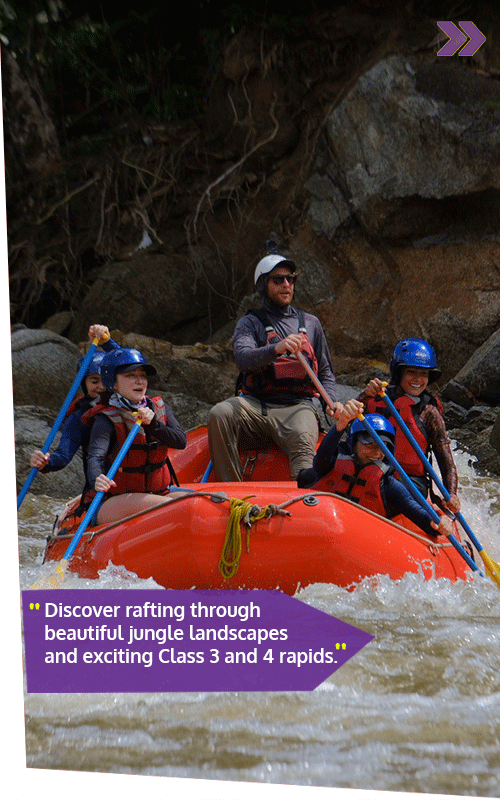 Beyond Colombia Tours | Tour: Rafting Experience at Calderas River