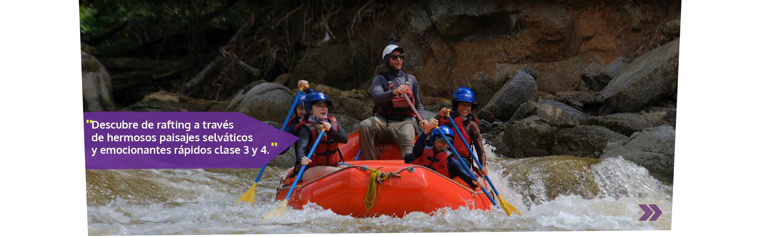 Beyond Colombia Tours | Tour: Experiencia de Rafting en el Río Calderas