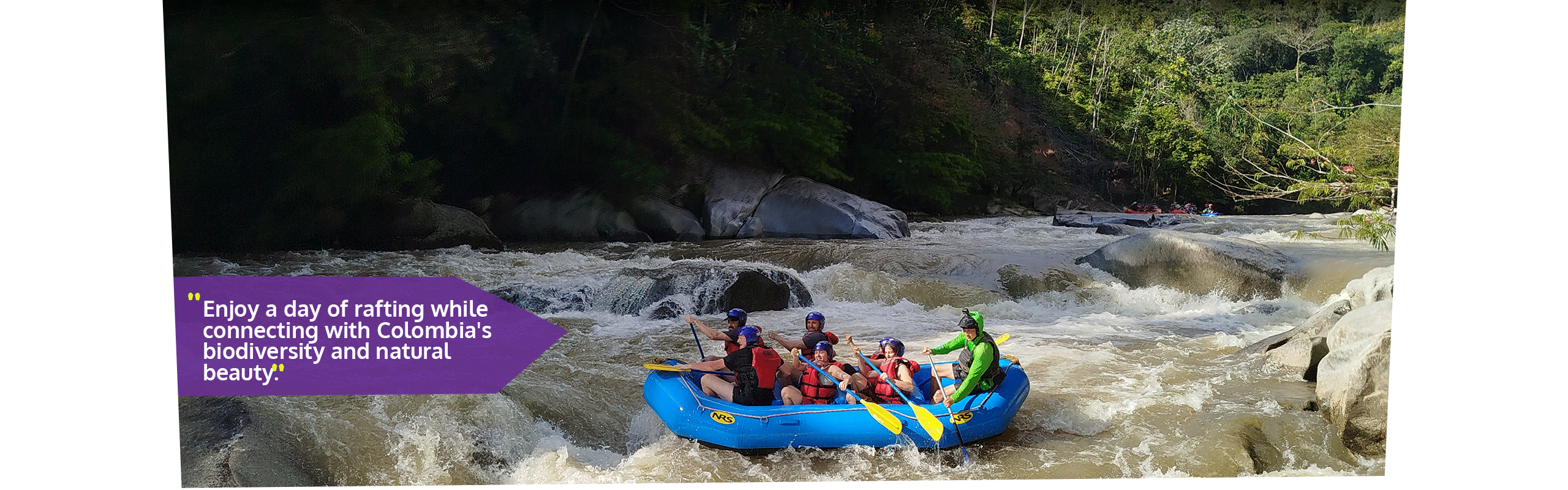 Beyond Colombia Tours | Tour: Rafting Experience at Calderas River
