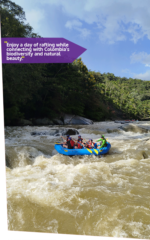 Beyond Colombia Tours | Tour: Rafting Experience at Calderas River