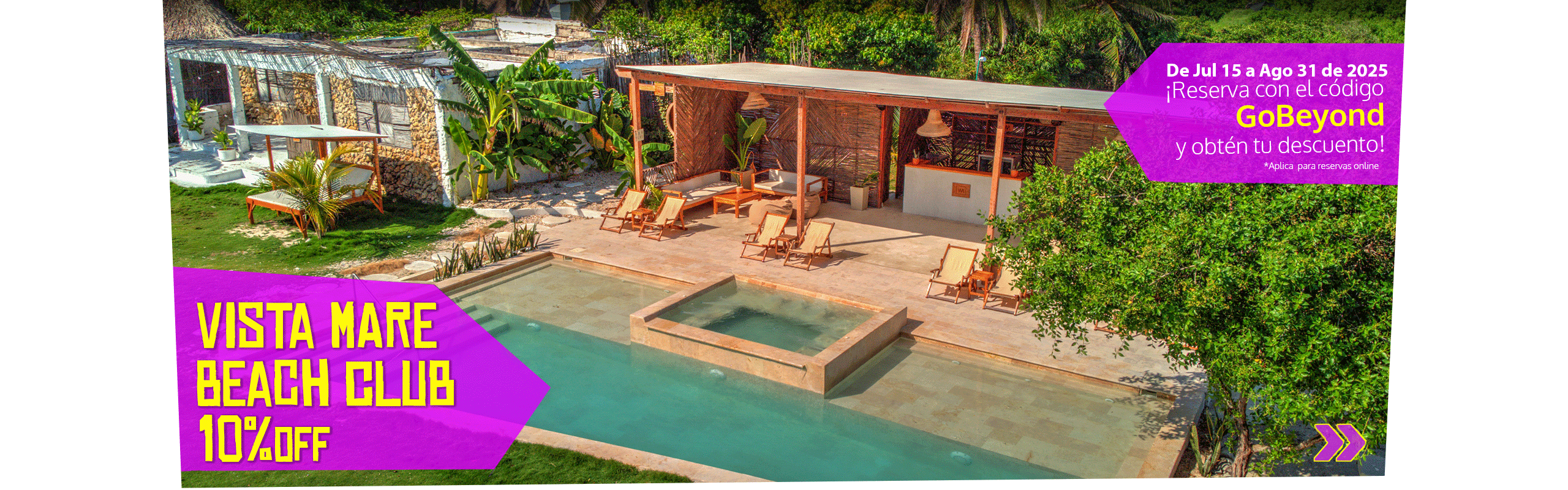 Beyond Colombia Tours | Tour: Pasadía en Vista Mare Beach Club en Tierra Bomba