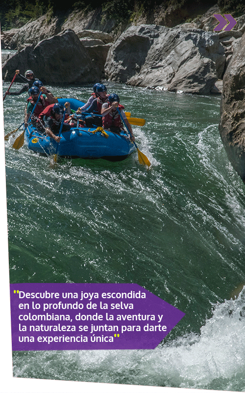 Beyond Colombia Tours | Tour: Rio Verde Jungle Rafting and Trekking Adventure
