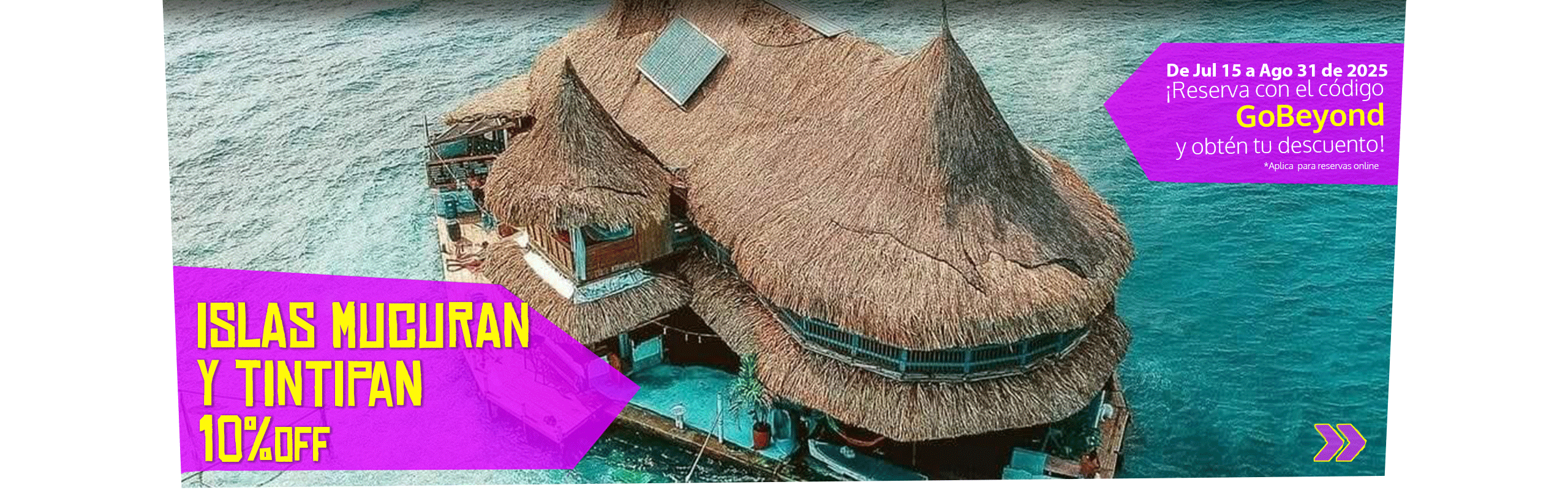 Beyond Colombia Tours | Tour: Pasadía en Islas Múcura y Tintipan en Archipiélago de San Bernardo