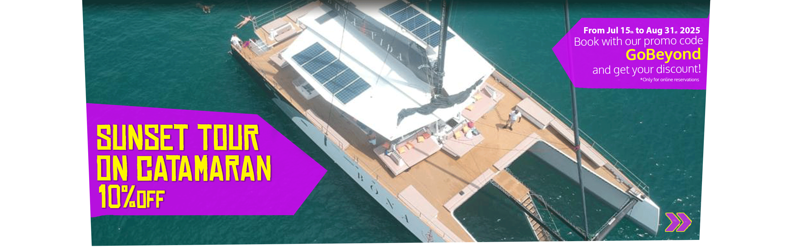 Beyond Colombia Tours | Tour: Catamaran Sunset Tour in Cartagena
