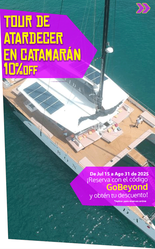 Beyond Colombia Tours | Tour: Catamaran Sunset Open Bar Tour in Cartagena