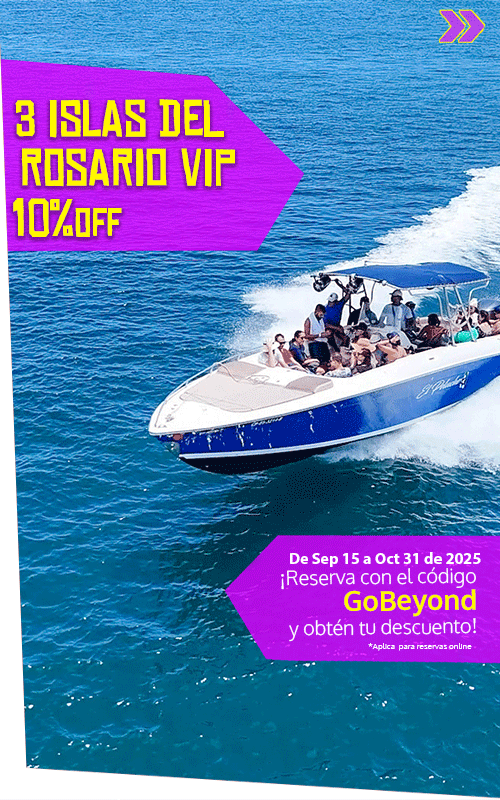Beyond Colombia Tours | Tour: 3 Rosario Islands Day Tour