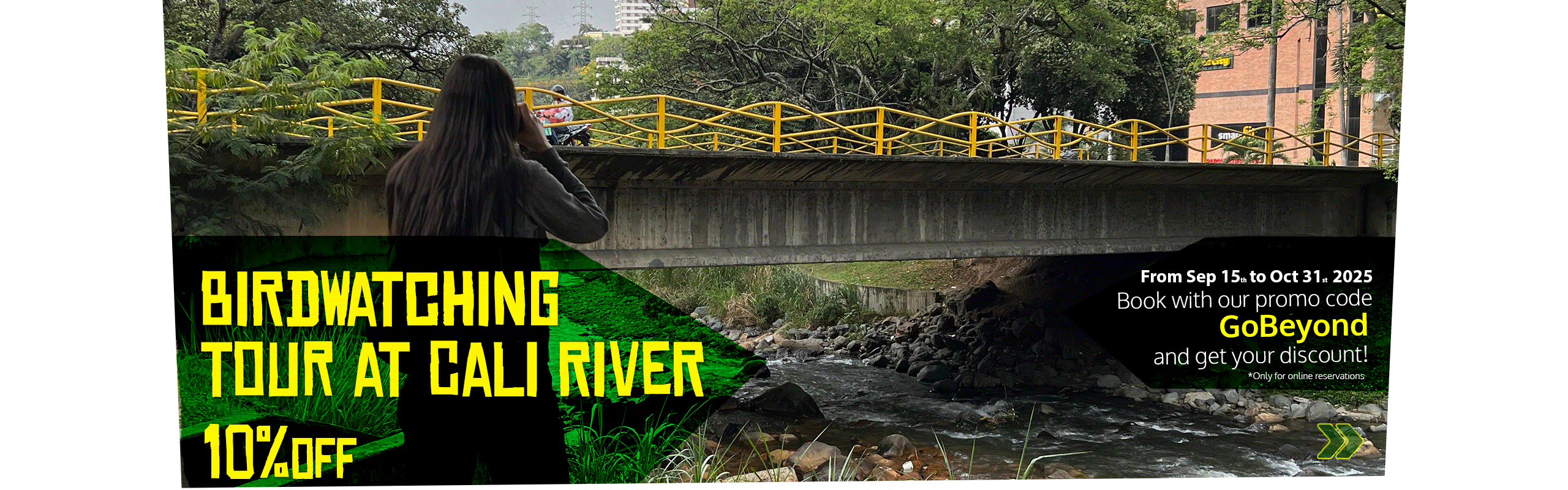 Beyond Colombia Tours | Tour: Birdwatching Tour at Cali River