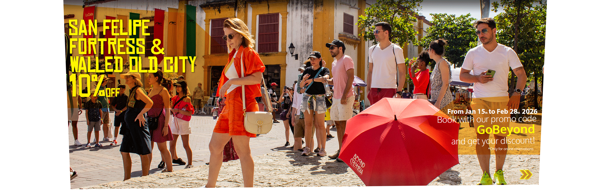 Beyond Colombia Tours | Tour: San Felipe Fortress & Walled Old City Tour