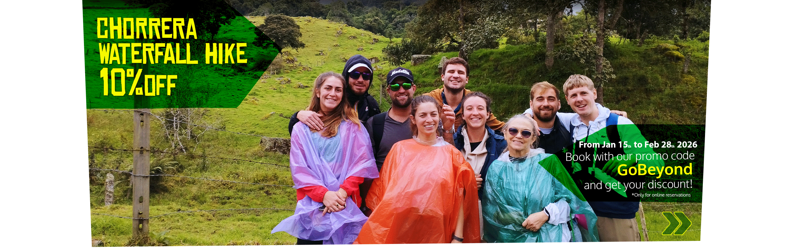 Beyond Colombia Tours | Tour: La Chorrera Waterfall Hike Tour