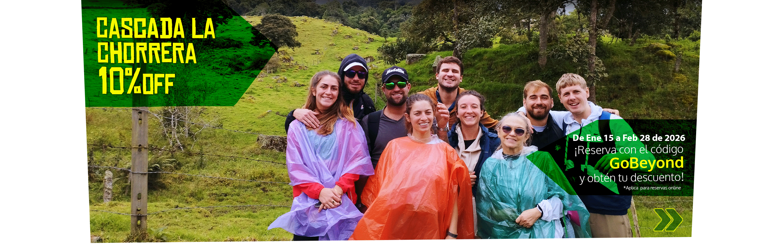 Beyond Colombia Tours | Tour: Caminata Tour a Cascada La Chorrera