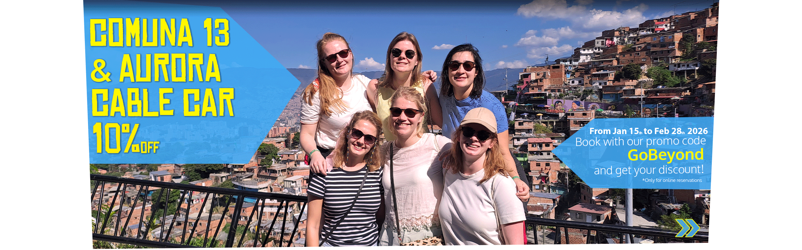 Beyond Colombia Tours | Tour: Comuna 13 & Aurora Cable Car Tour