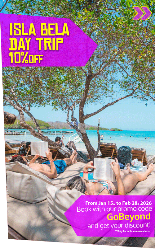 Beyond Colombia Tours | Tour: Luxury Beach Open Bar at Rosario Islands Day Trip