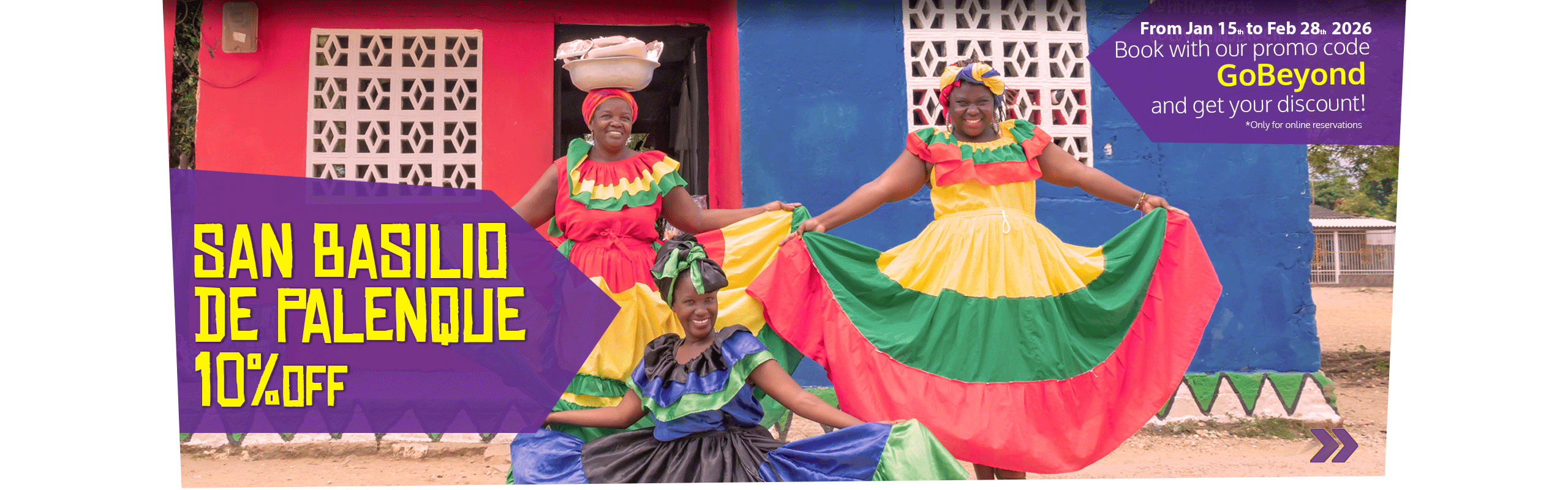 Beyond Colombia Tours | Tour: San Basilio de Palenque Town Day Tour