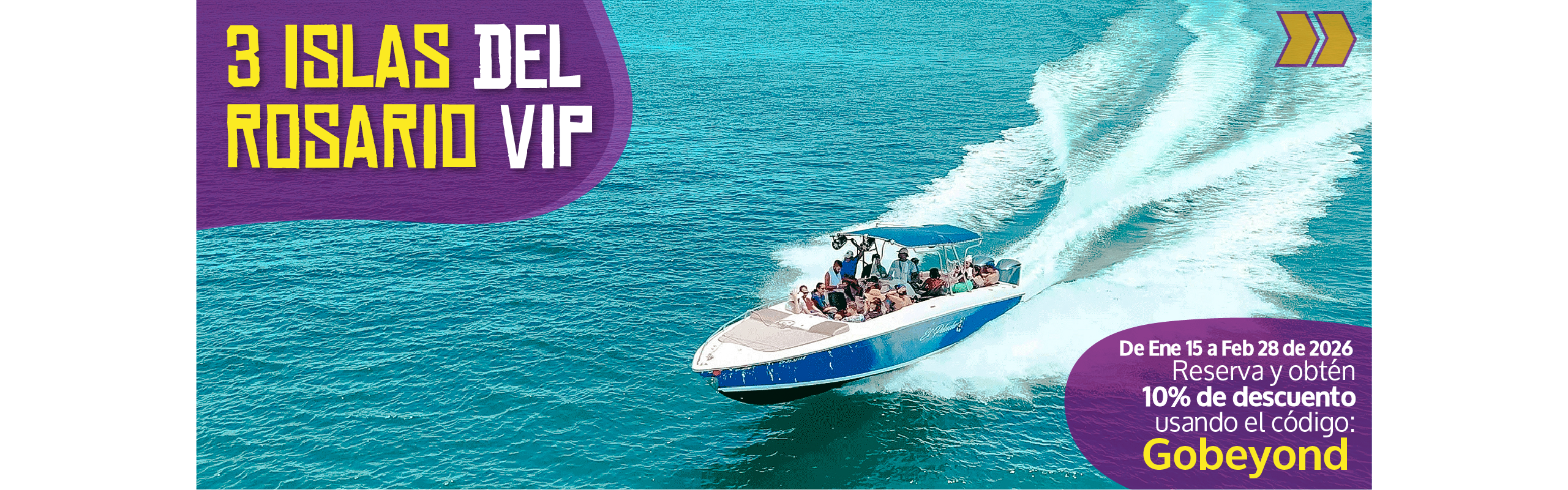 Beyond Colombia Tours | Tour: 3 Islas del Rosario Day Tour