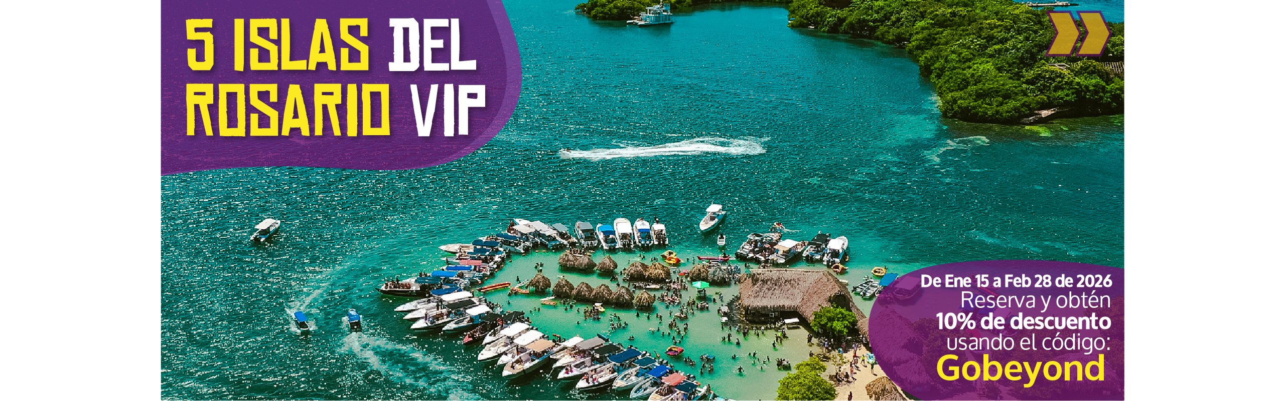 Beyond Colombia Tours | Tour: 5 Islas del Rosario Day Tour