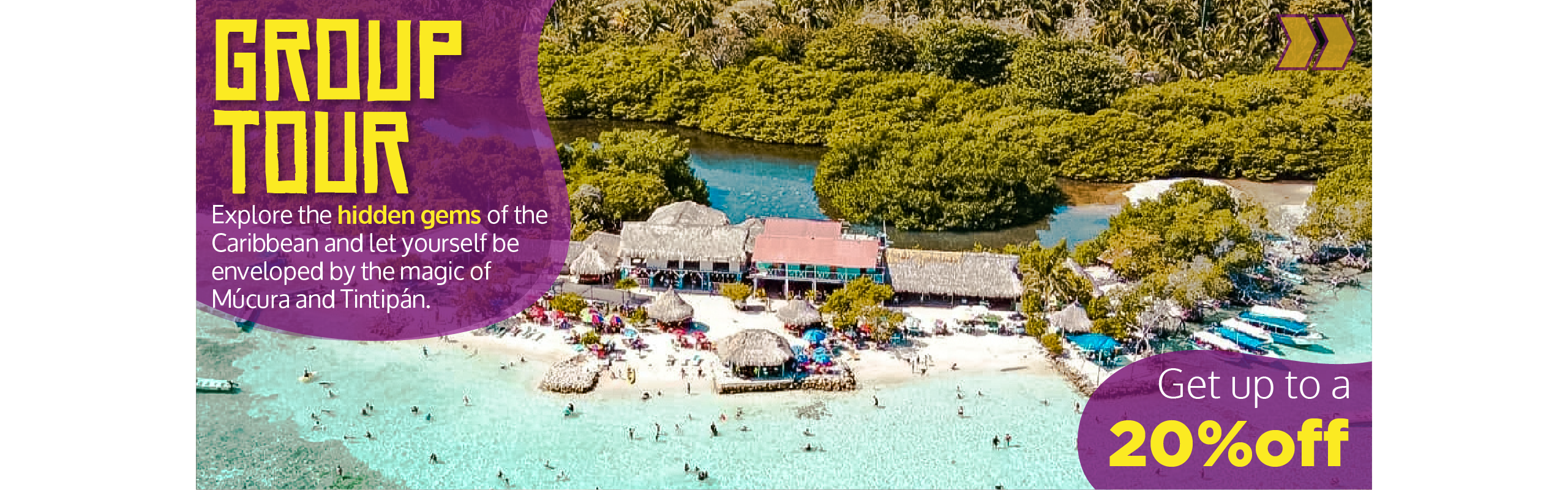 Beyond Colombia Tours | Tour: Day Trip to Múcura and Tintipan Islands at San Bernardo Archipelago