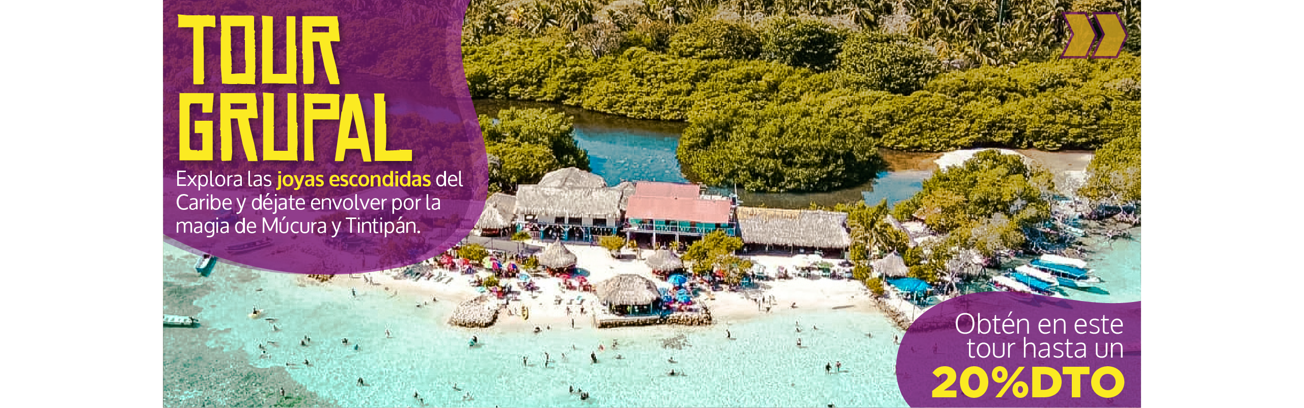 Beyond Colombia Tours | Tour: Pasadía en Islas Múcura y Tintipan en Archipiélago de San Bernardo