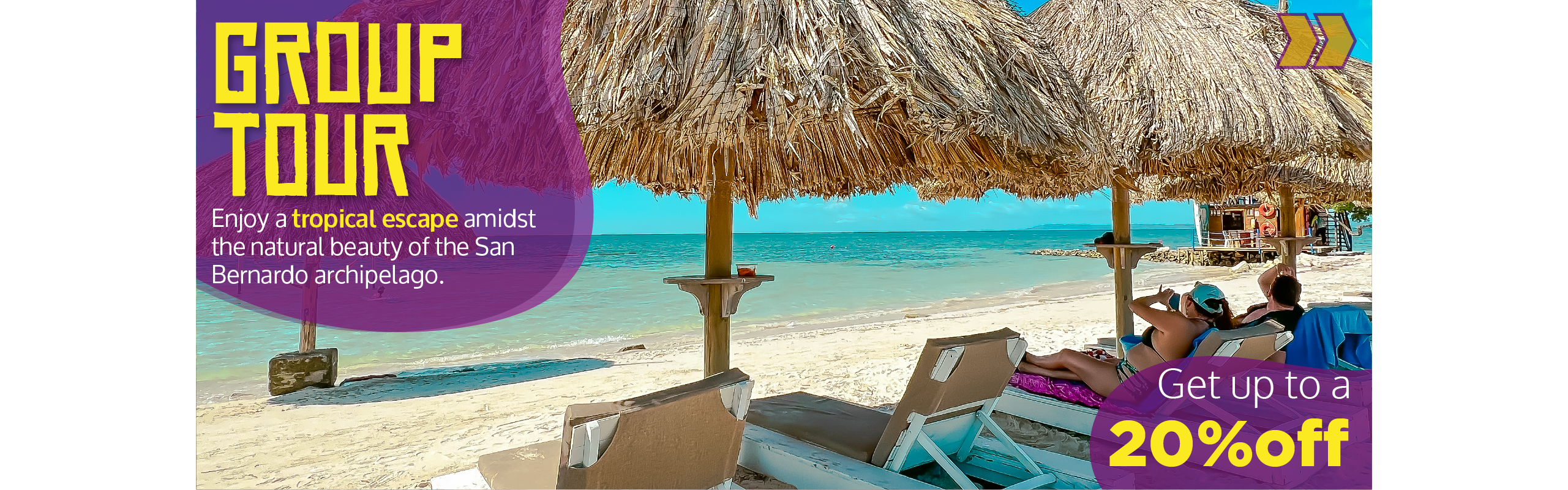 Beyond Colombia Tours | Tour: Isla Palma Day Trip in Archipelago of San Bernardo