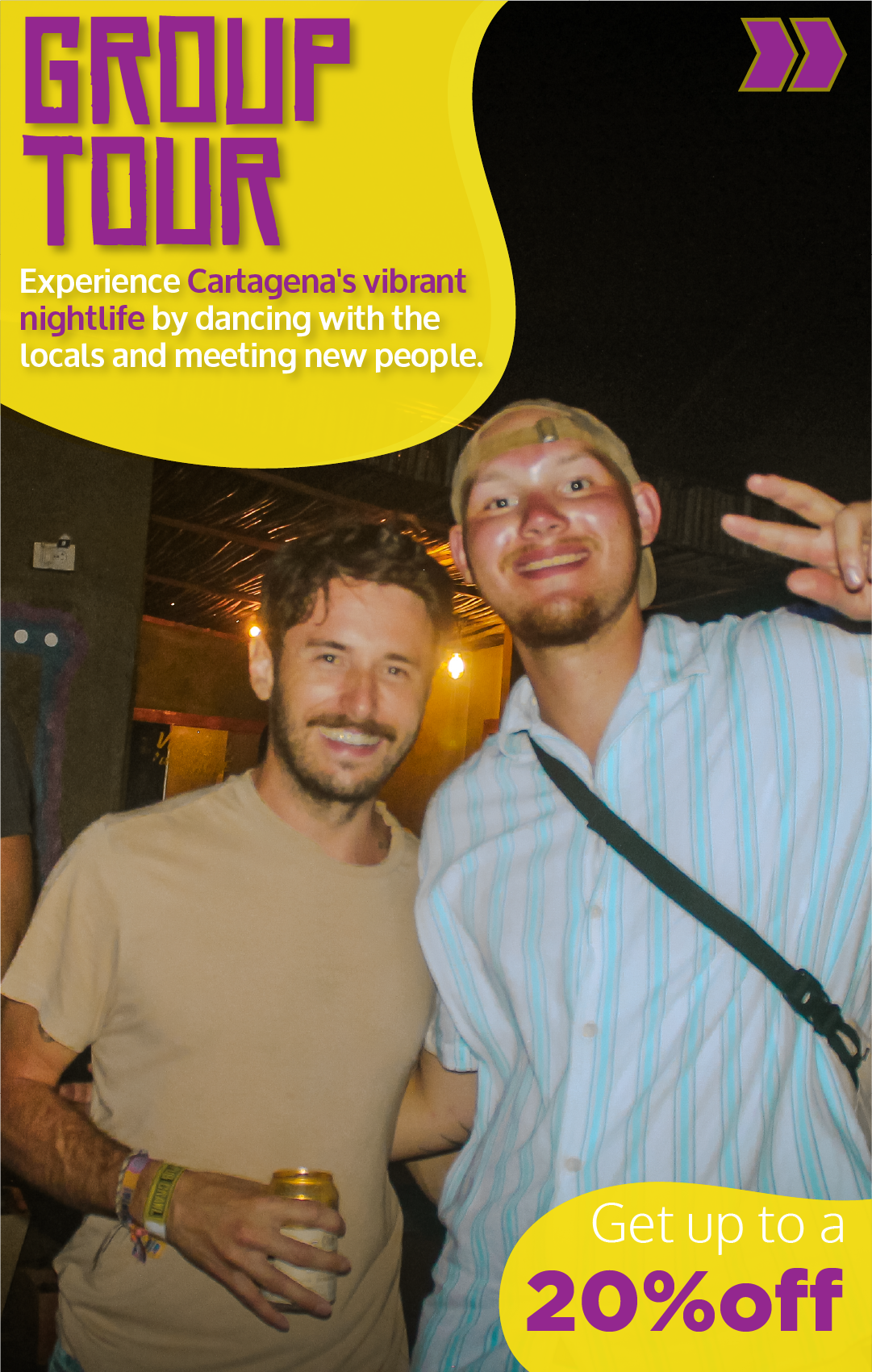 Beyond Colombia Tours | Tour: Pub Crawl from Masaya Hostel Cartagena