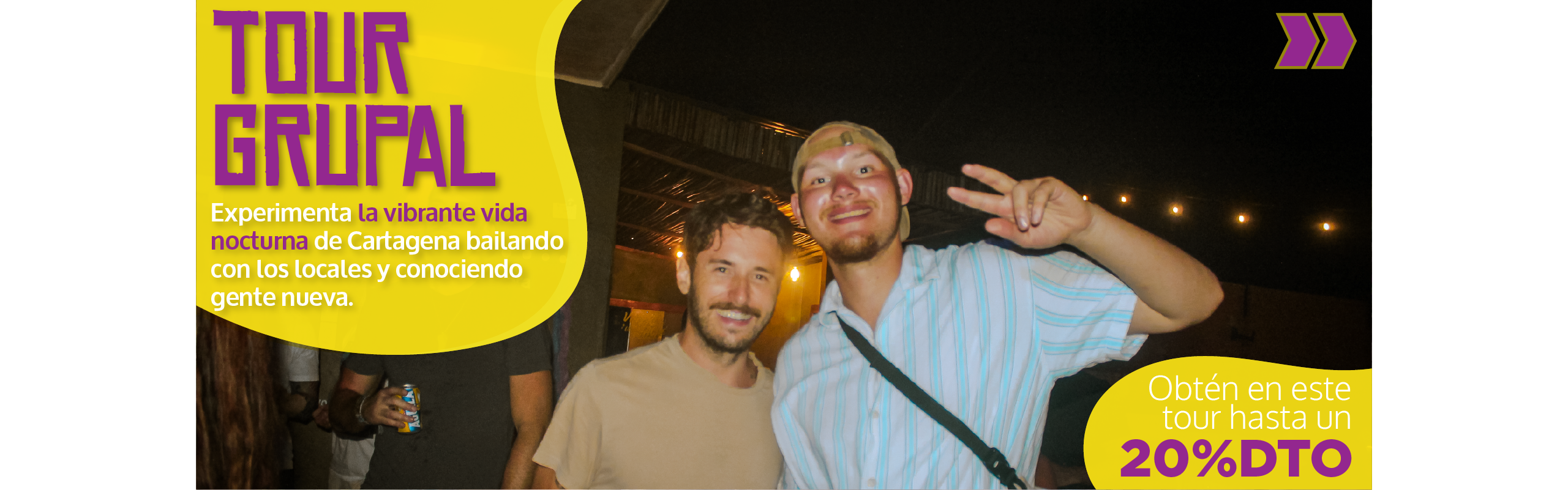 Beyond Colombia Tours | Tour: Tour Nocturno de Bares desde Masaya Hostel Cartagena