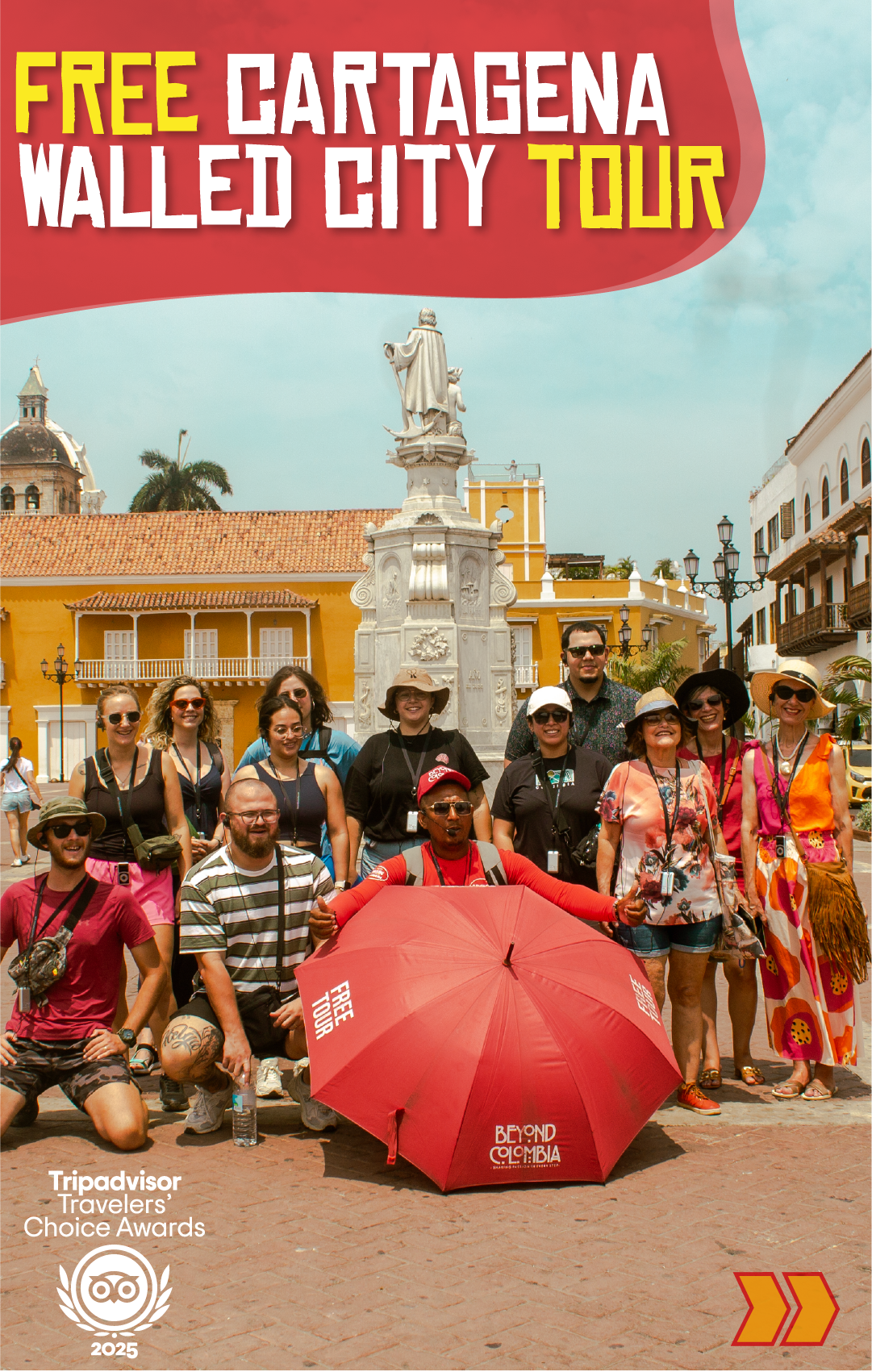 Beyond Colombia Tours | Tour: Free Cartagena Old Walled City Tour (Eng & Esp)