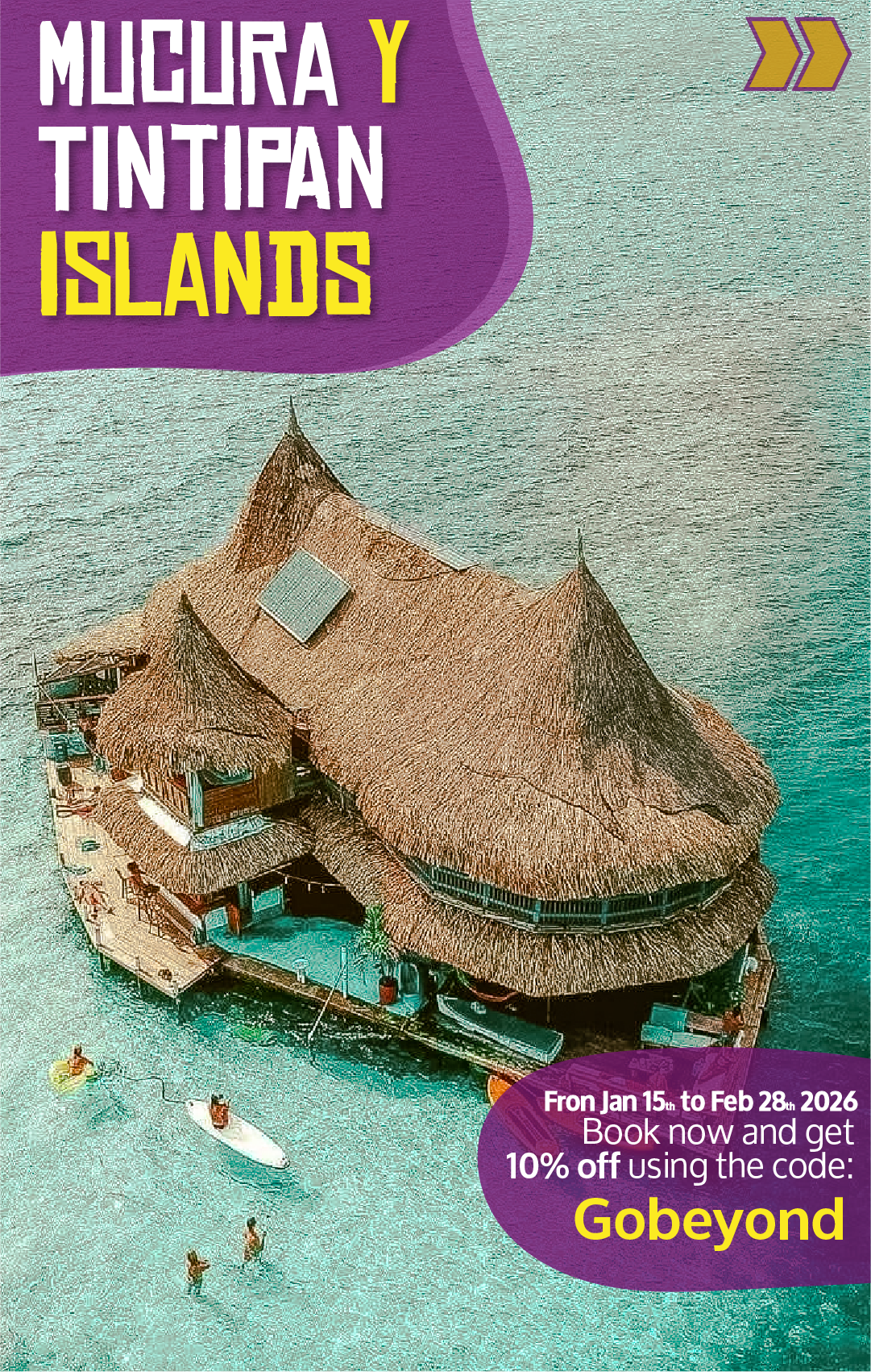 Beyond Colombia Tours | Tour: Day Trip to Múcura and Tintipan Islands at San Bernardo Archipelago